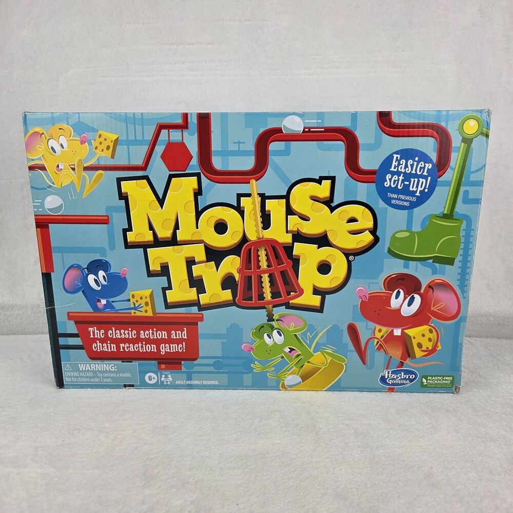 Mouse Trap Board Game 2021 Hasbro Classic Action Chain Reaction Game Complete